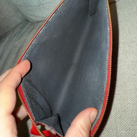 Louis Vuitton Red Epi Pochette - Picture 8 of 11